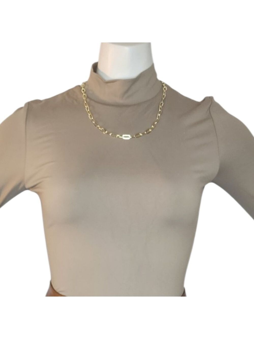 NWT Second Skin RD Style Mika Mock Neck Nomad Bodysuit Small